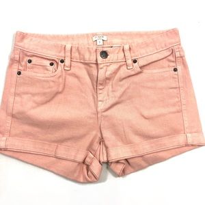 J. Crew pink denim shorts 2